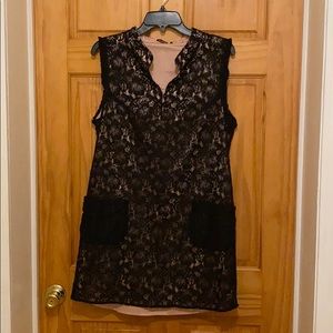 BCBG black lace dress